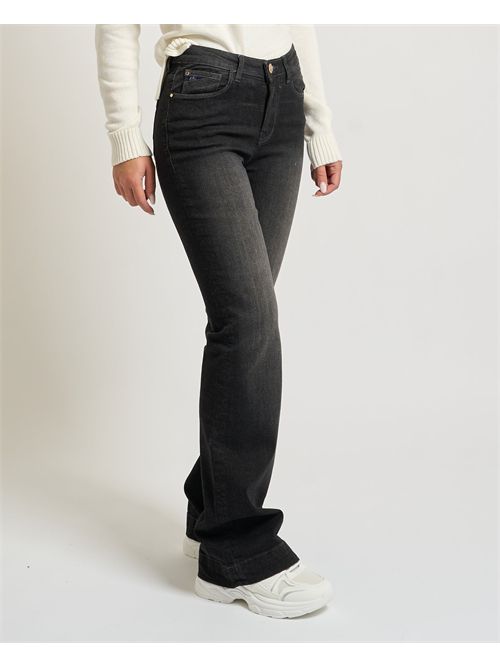 Jeans donna Yes Zee flare a 5 tasche YES ZEE | P309-X801J733